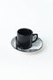 Hermia Juego de Tazas de Café y Platillos Multicolor de 12 Piezas